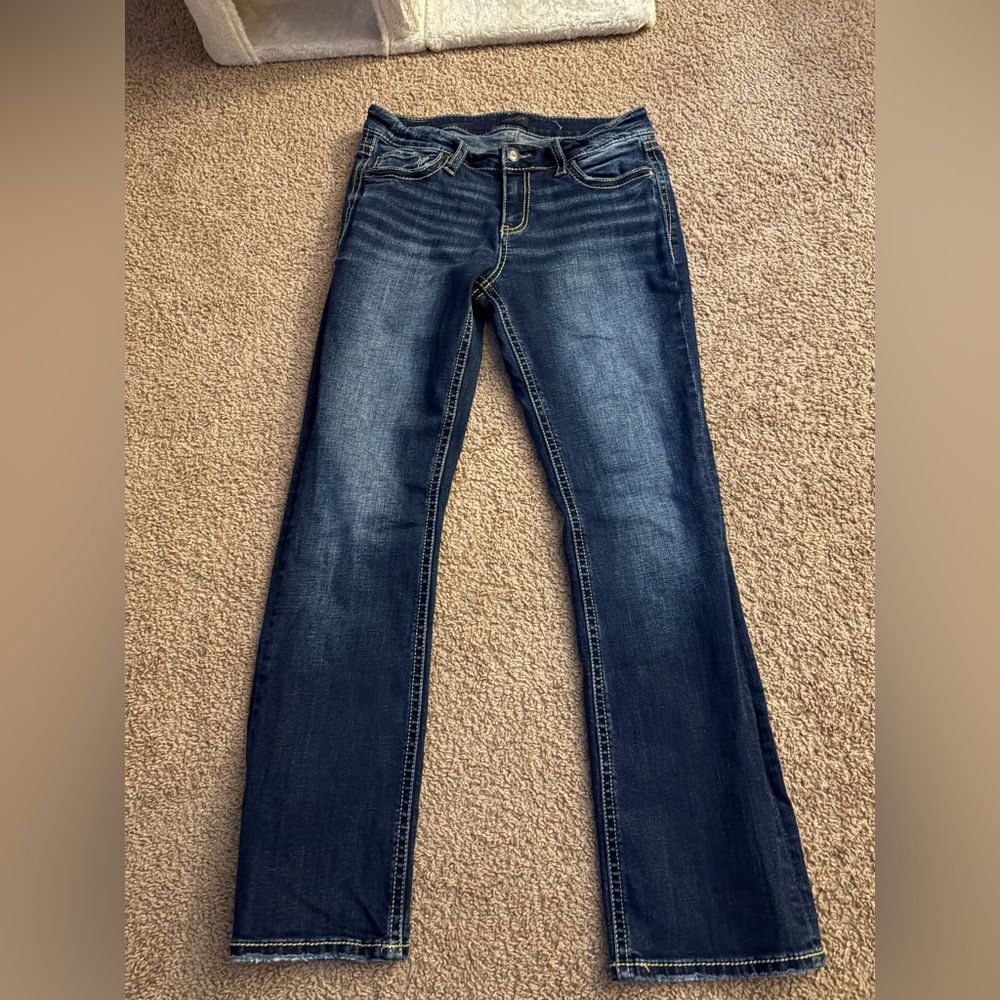 Lucky Brand Dark Blue Straight Leg Jeans